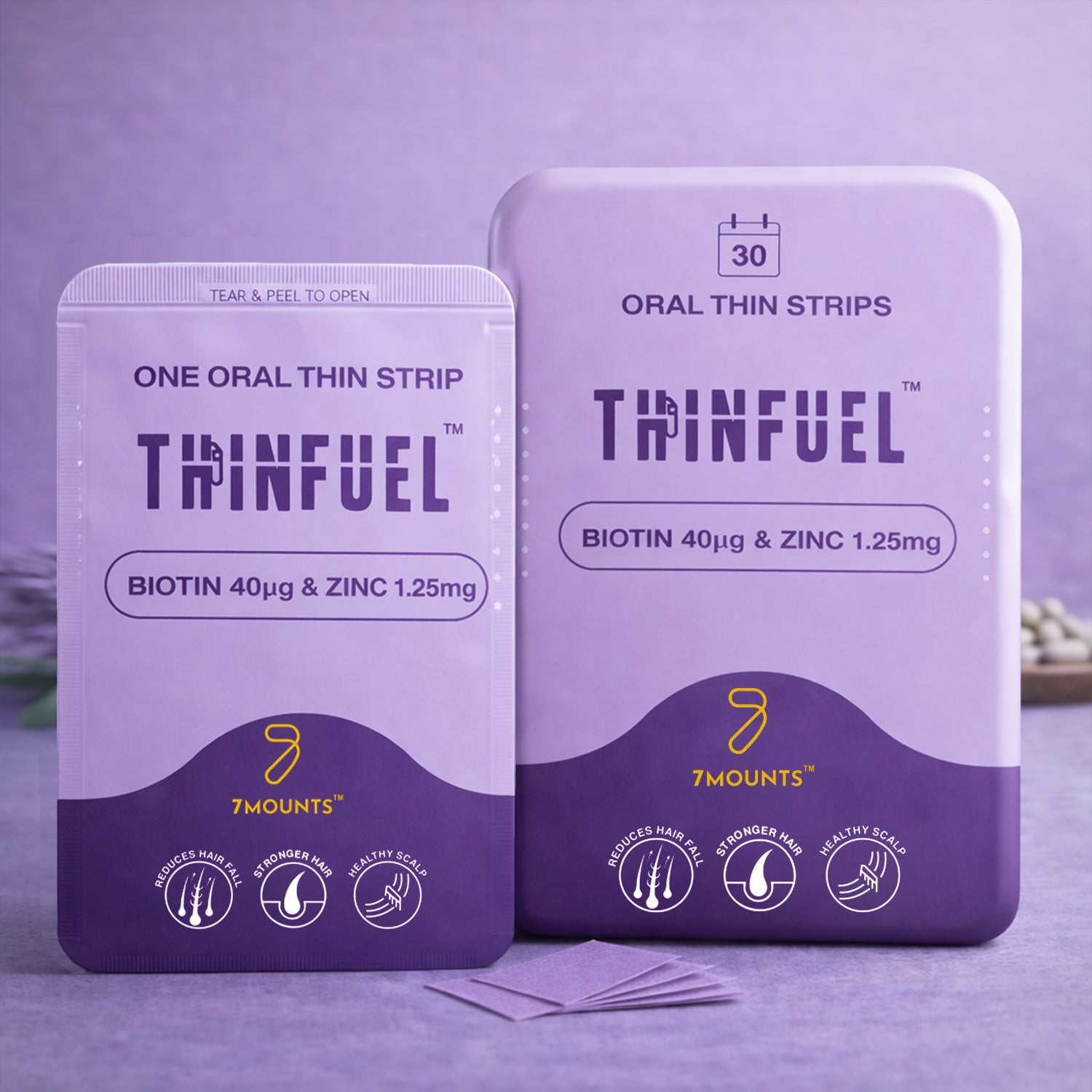 Biotin + Zinc Oral Strips