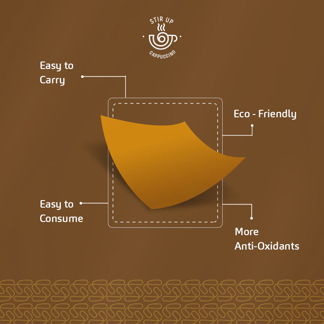 Green Coffee Strips – Cappuccino Flavor