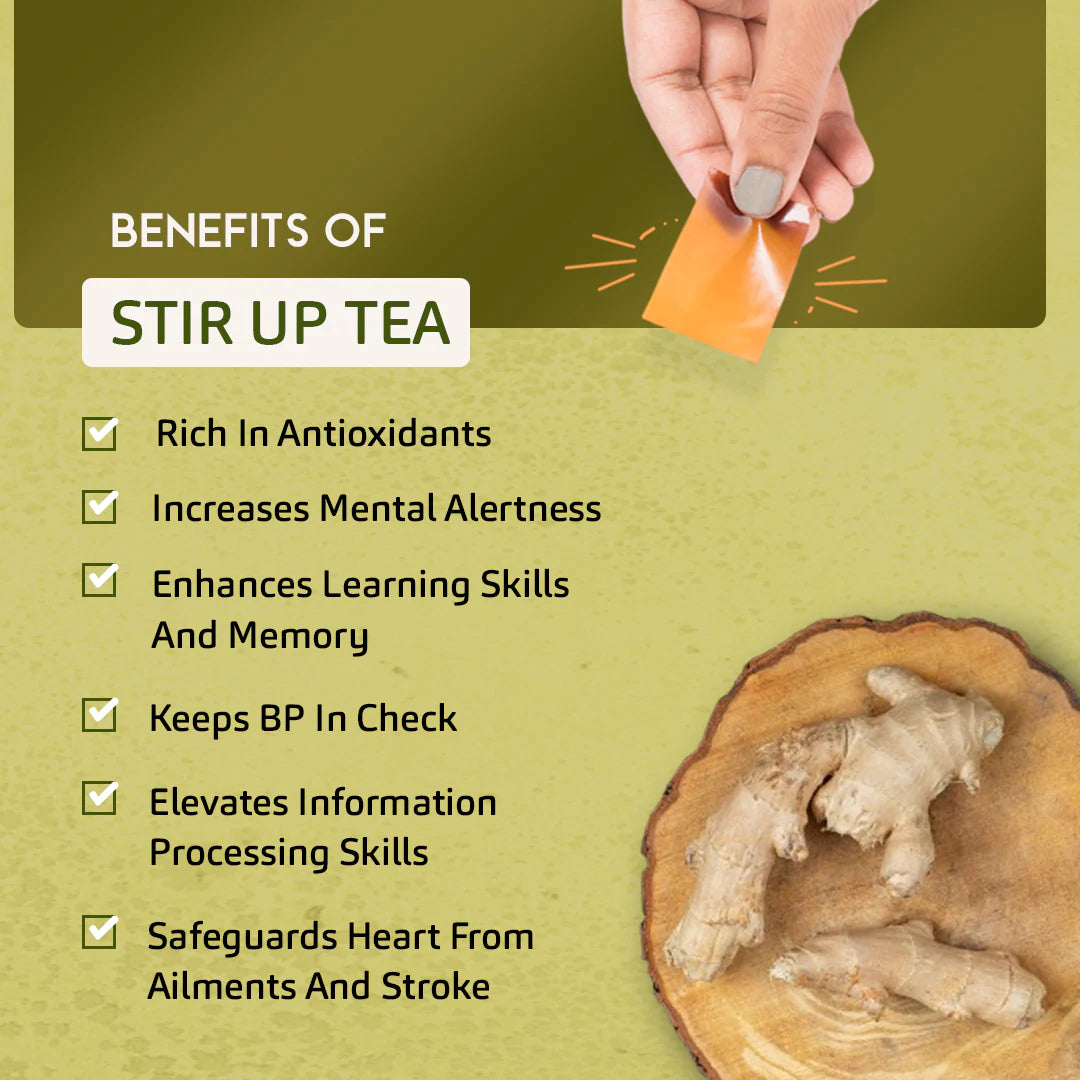 Black Tea Strips – Ginger Flavor