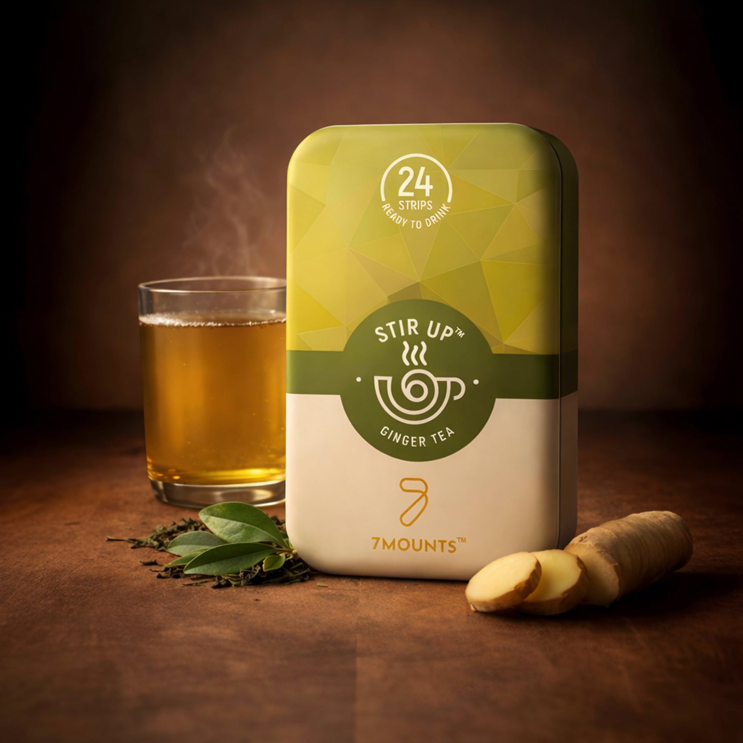 Black Tea Strips – Ginger Flavor