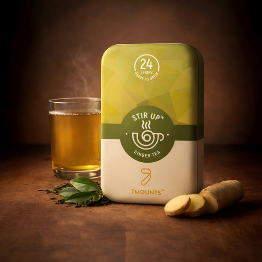 Black Tea Strips – Ginger Flavor