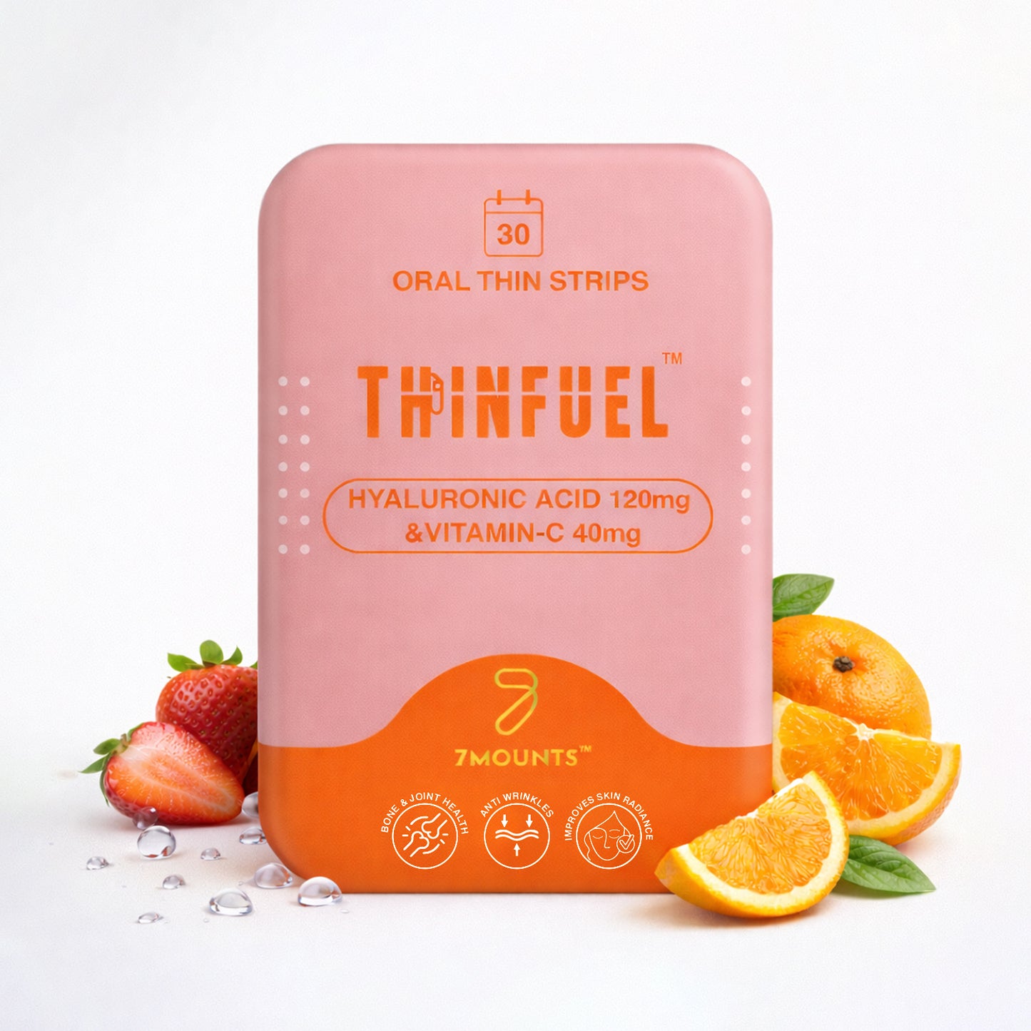 Hyaluronic Acid and Vitamin C Oral Strips