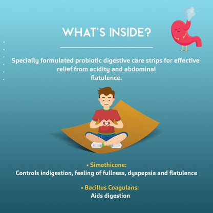 Simethicone Bacillus Oral Strips