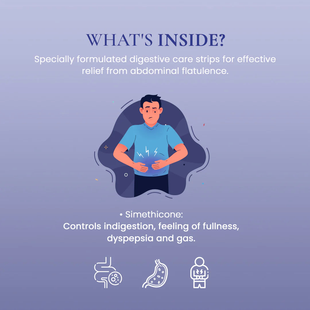 Simethicone Oral Strips
